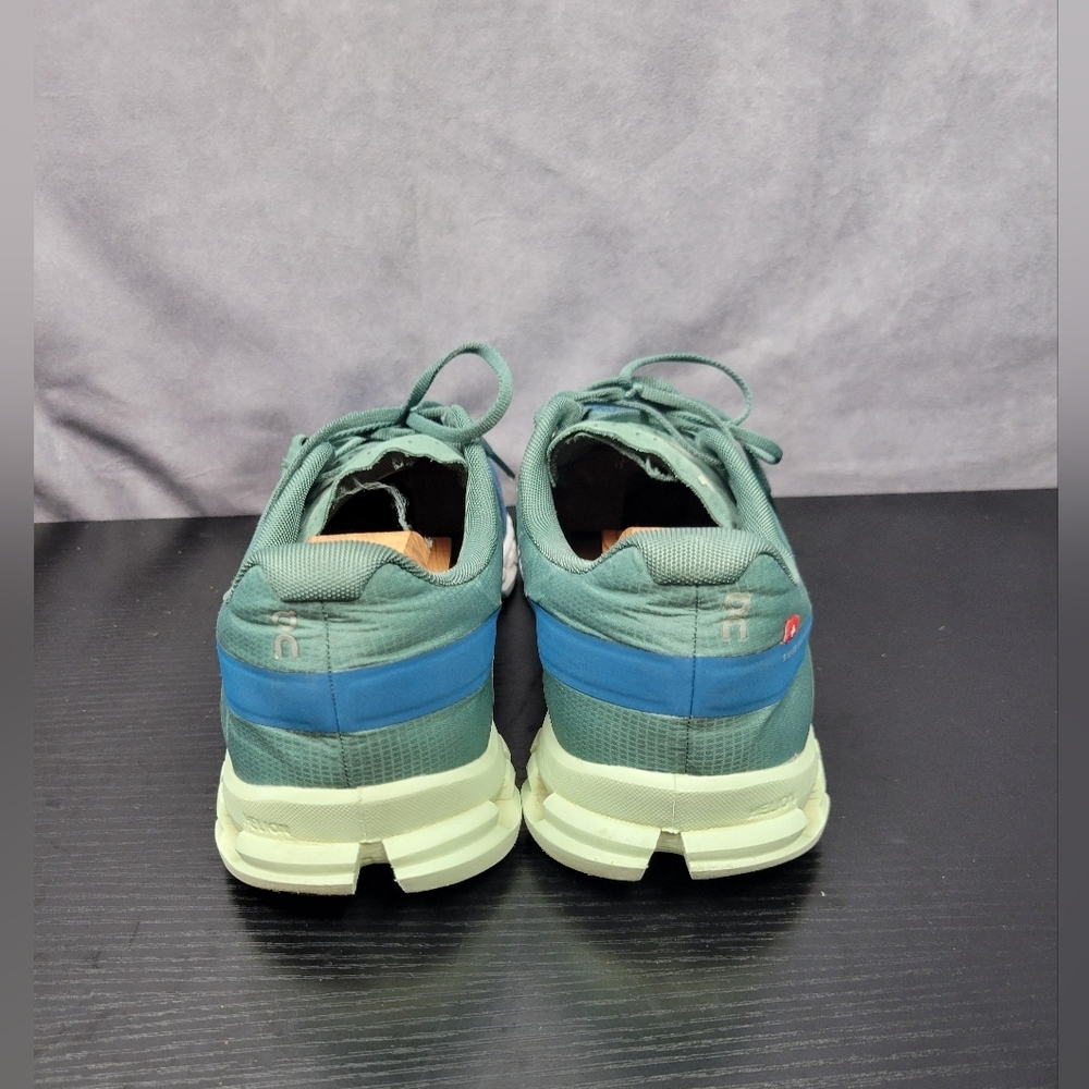 On Cloudflow Road Running Shoes Mens Size 10M Sea Petrol Blue Sneakers - Picture 4 of 10